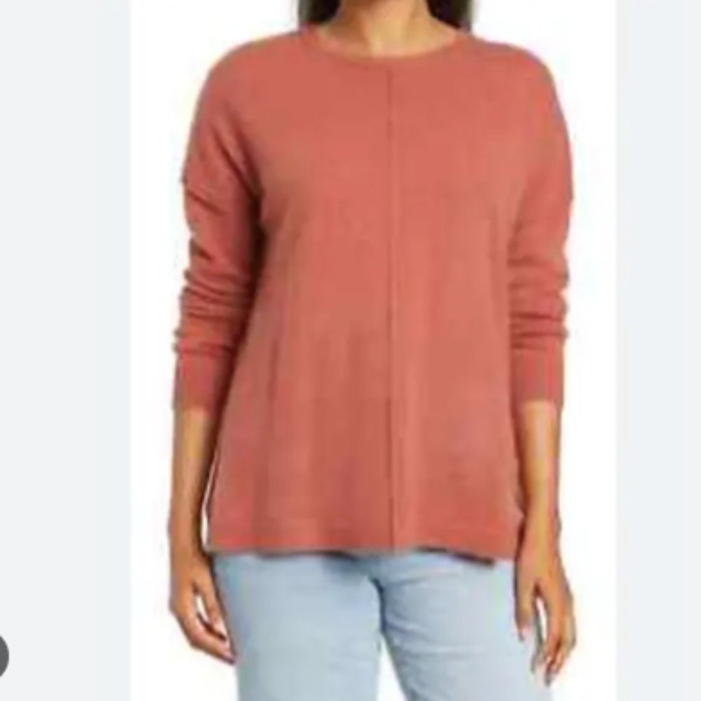 MAGASCHONI Cashmere Oversized Sweater NWT Small Dusty Copper